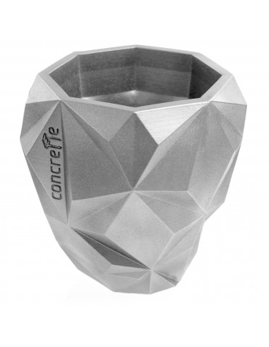 Donica Geometric Silver Poli 19 cm