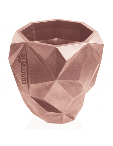 Donica Geometric Rose Gold Poli 19 cm