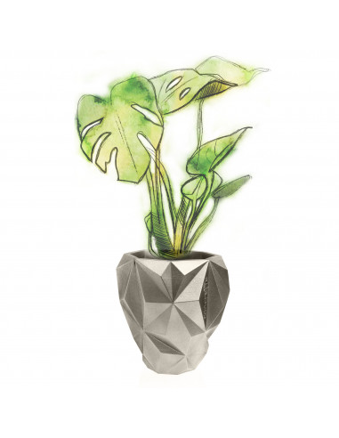 Donica Geometric Brass Poli 13 cm