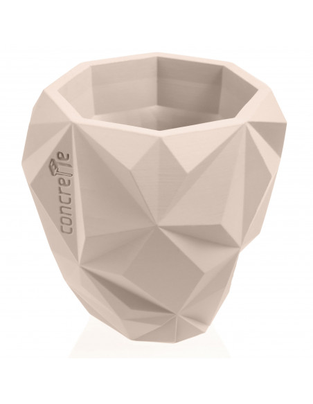 Donica Geometric Light Beige Poli 13 cm