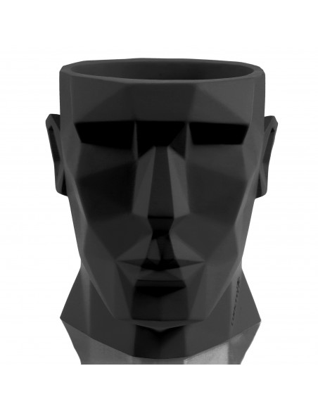 Donica Apollo Black Matt Poli 24 cm