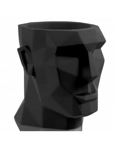 Donica Apollo Black Matt Poli 24 cm