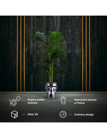 Donica Apollo Steel Poli 24 cm