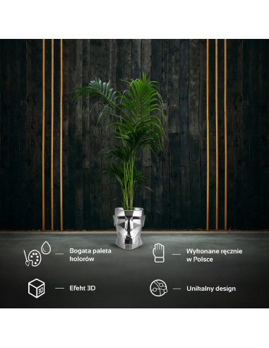 Donica Apollo Silver Poli 24 cm