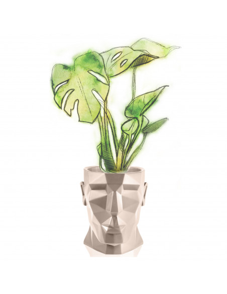 Donica Apollo Light Beige Poli 24 cm