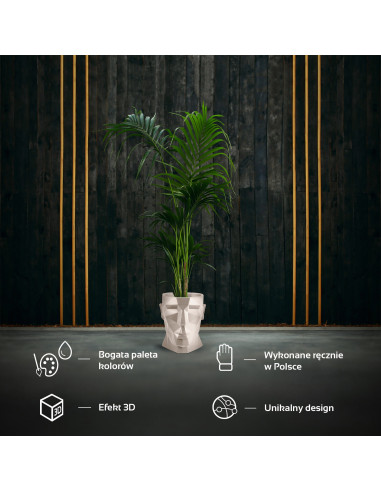 Donica Apollo Light Beige Poli 24 cm