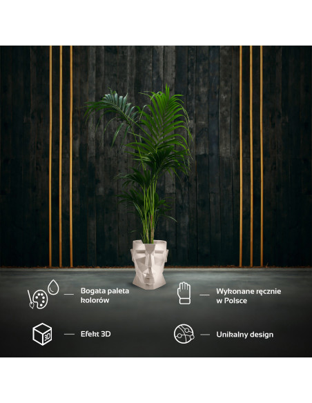 Donica Apollo Light Beige Poli 24 cm