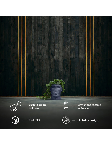 Donica Apollo Midnight Gray Poli 14 cm