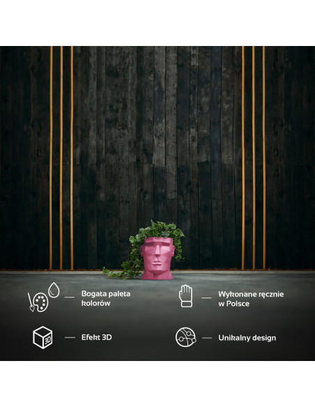 Donica Apollo Candy Pink Poli 14 cm