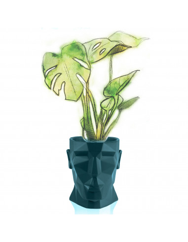 Donica Apollo Dark Turquoise Poli 12 cm