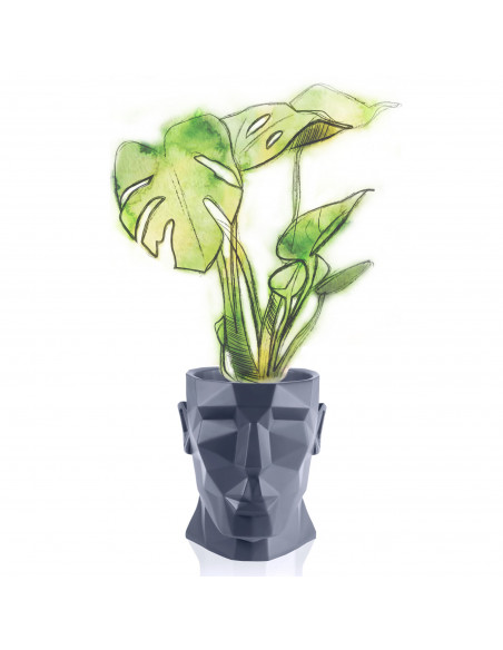 Donica Apollo Midnight Gray 12 cm