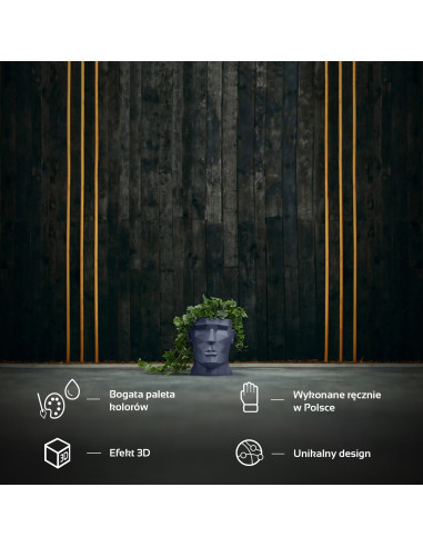 Donica Apollo Midnight Gray 12 cm