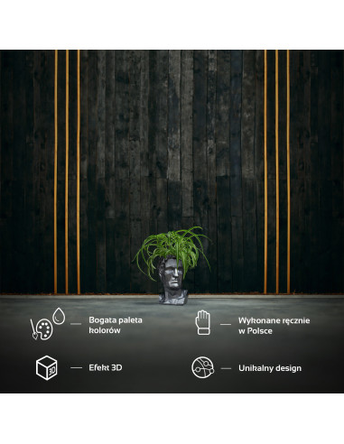 Donica Cezar Low-Poly Steel Poli 10 cm