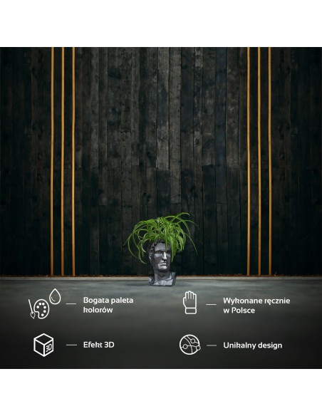 Donica Cezar Low-Poly Steel Poli 10 cm