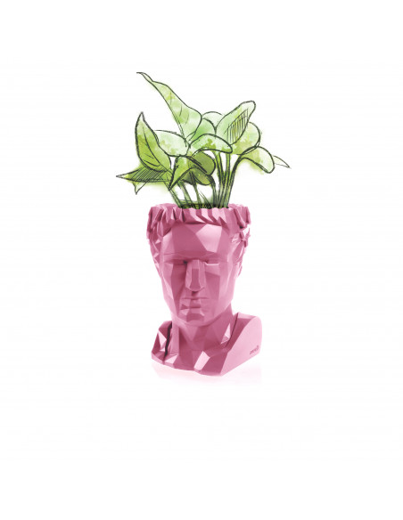 Donica Cezar Low-Poly Candy Pink Poli 10 cm