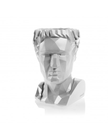 Donica Cezar Low-Poly White Poli Matt 10 cm