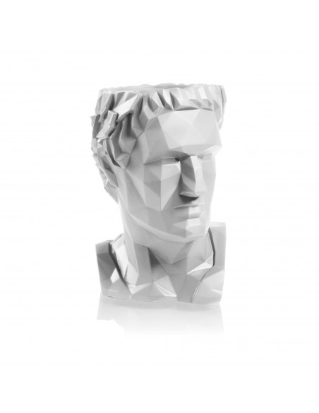 Donica Cezar Low-Poly White Poli Matt 10 cm