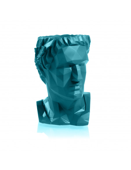 Donica Cezar Low-Poly Dark Turquoise Poli 10 cm