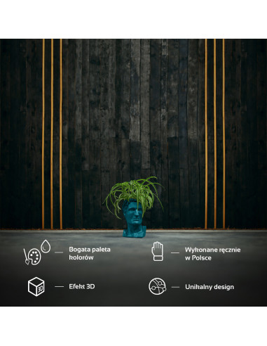 Donica Cezar Low-Poly Dark Turquoise...