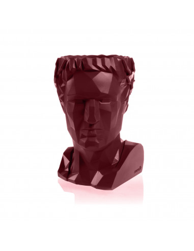 Donica Cezar Low-Poly Maroon Poli 10 cm