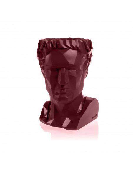 Donica Cezar Low-Poly Maroon Poli 10 cm