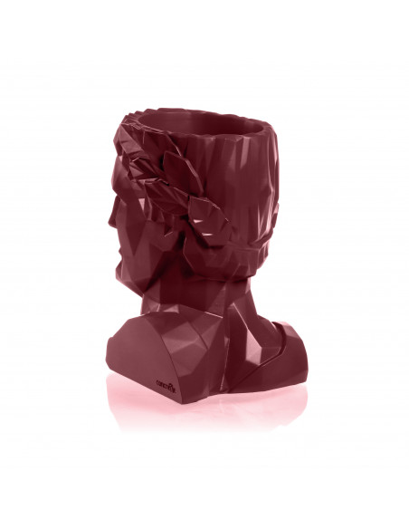 Donica Cezar Low-Poly Maroon Poli 10 cm