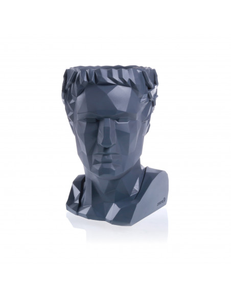 Donica Cezar Low-Poly Midnight Gray 10 cm