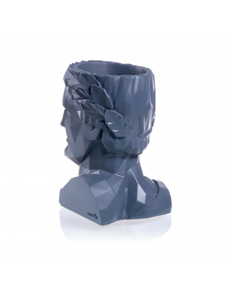 Donica Cezar Low-Poly Midnight Gray 10 cm