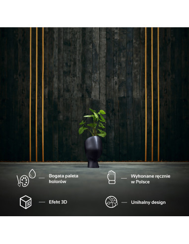 Donica Mannequin Black Metallic 13 cm