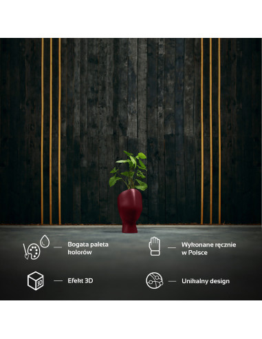 Donica Mannequin Maroon Poli 13 cm