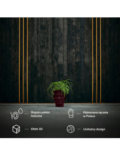 Donica Hermes Maroon Poli...