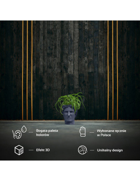 Donica Hermes Midnight Gray 12 cm