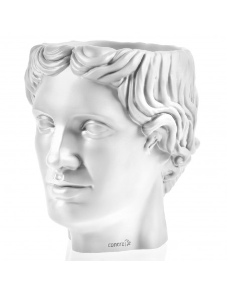 Donica Hermes White Poli Matt 12 cm