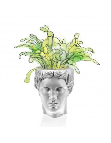 Donica Hermes White Poli Matt 12 cm