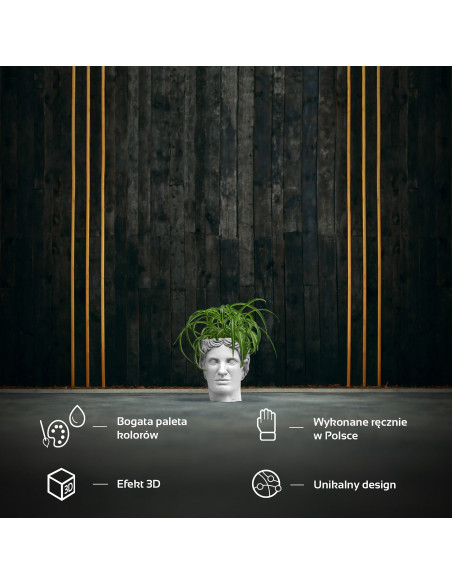 Donica Hermes White Poli Matt 12 cm