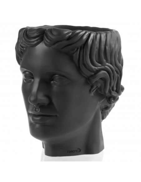 Donica Hermes Black Matt Poli 12 cm