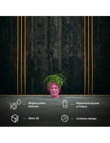 Donica Hermes Candy Pink Poli 12 cm