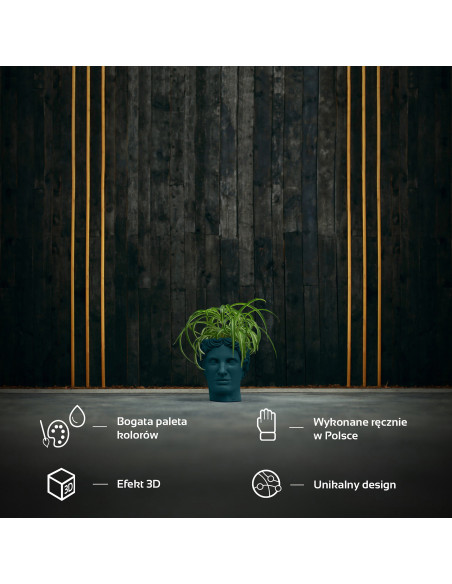 Donica Hermes Dark Turquoise Poli 12 cm