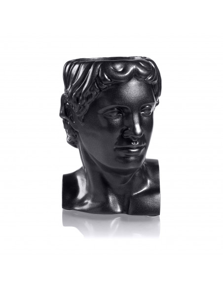 Donica Hermes Black Metallic Poli 10 cm