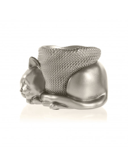 Donica Sleepy Cat Brass Poli 12 cm