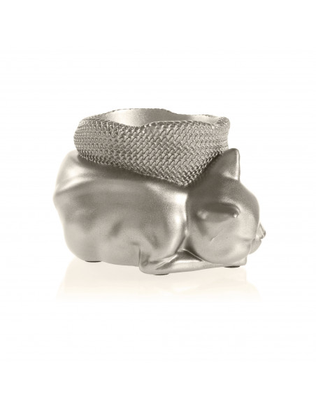 Donica Sleepy Cat Brass Poli 12 cm