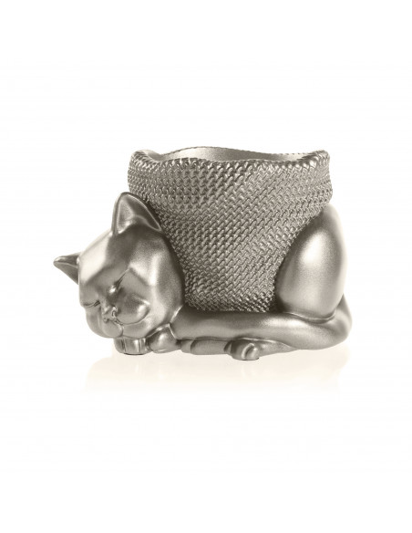 Donica Sleepy Cat Brass Poli 12 cm