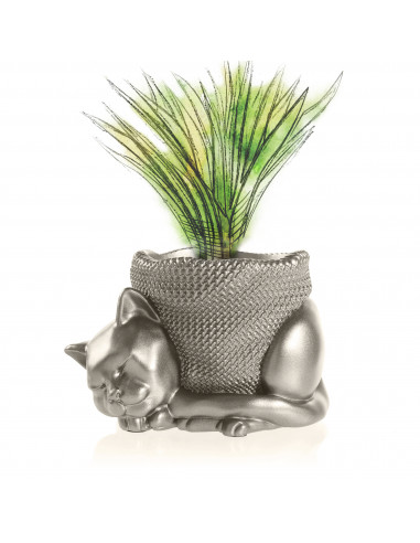 Donica Sleepy Cat Brass Poli 12 cm