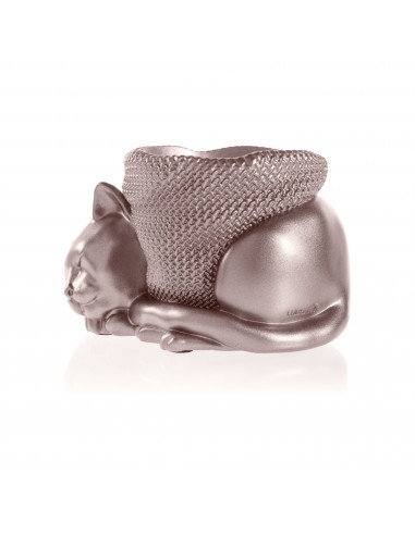 Donica Sleepy Cat Rose Gold Poli 12 cm