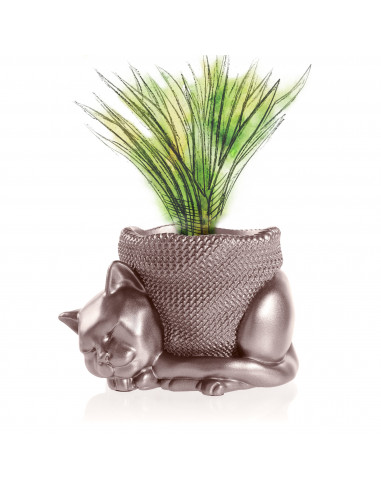 Donica Sleepy Cat Rose Gold Poli 12 cm