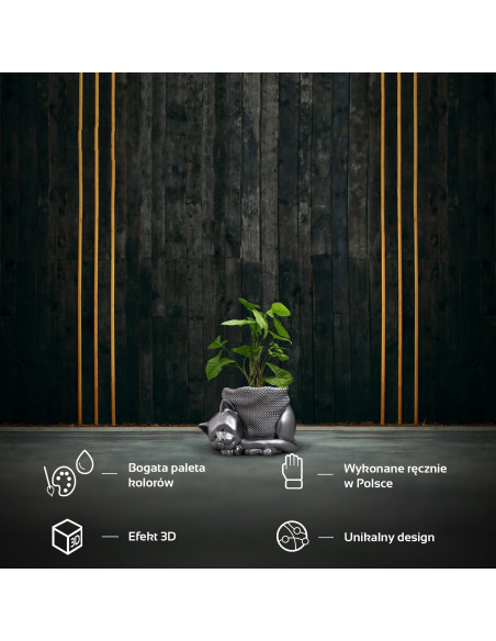 Donica Sleepy Cat Steel Poli 12 cm