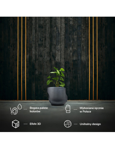 Donica Cut My Side Steel Poli 13 cm