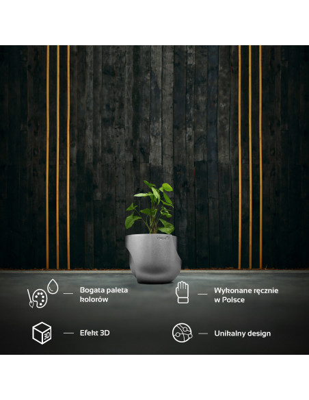 Donica Cut My Side Silver Poli 13 cm