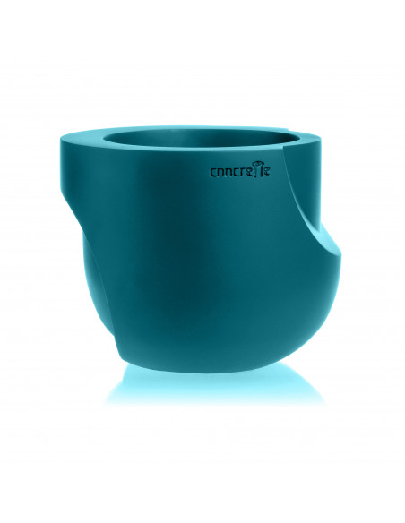 Donica Cut My Side Dark Turquoise Poli 13 cm