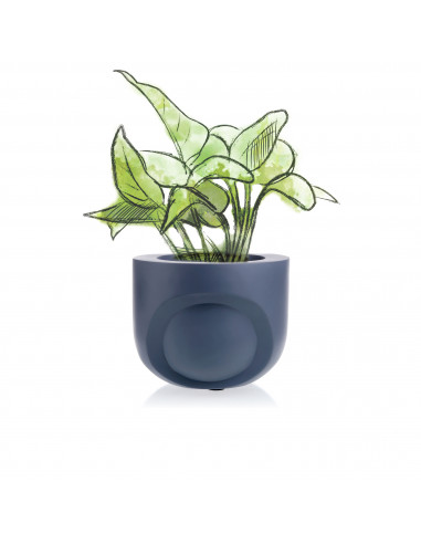 Donica Cut My Side Midnight Gray 13 cm